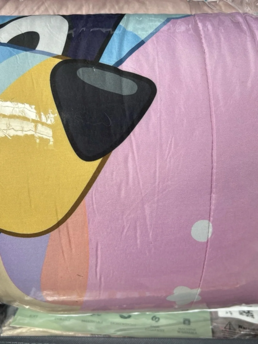 Kids Pink Cartoon Comforter Set